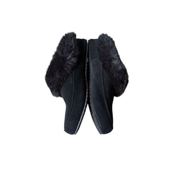Sorel Go Coffee Run Faux Fur Slippers size 8 Black - Picture 3 of 10